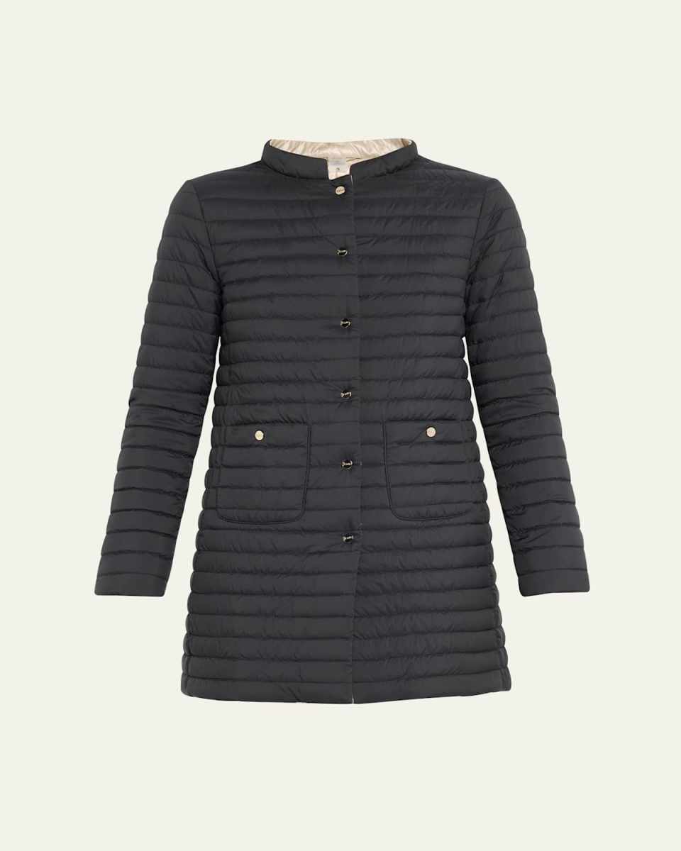 Reversible A-Shape Quilted Down Jacket